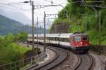 Re4/4'' 11116 mit IR2174 am 12.05.2013 bei Immensee