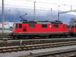 SBB - Re 4/4  11239 in Buchs/SG am 27.03.2015