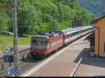 Die Swiss Express Re 4/4 II 11108 hat am 11.