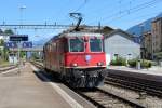 SBB: Re 420 181 (Re 4/4 11181) im Bahnhof Locarno am 10.