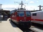 SBB Re 4/4 1152 am 25.07.15 in Basel SBB Bhf 