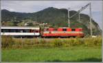 IC 920 mit Re 4/4 II 11109 in Landquart. (01.09.2015)