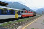 Die Re 4/4 II 11108 brachte den IR 3317 von Brig nach Domodossola.