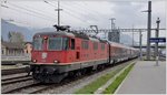 Railjet 167 erreichte heute ausserplanmässig Buchs mit der Re 4/4 II 11200.