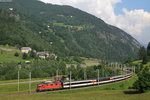 11345 mit dem IR 2434 (Locarno-Zürich HB) bei Quinto 24.6.16