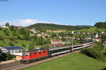 11155 mit dem IR 2082 (Zürich Flughafen-Basel SBB) bei Zeihen 18.7.16