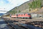 Die beiden Re 4/4 II welche frhmorgens den Nachtzug Italien-Frankreich aus Domodossola nach Vallorbe brachten verkehren jeweils am Donnerstag als Lokzug nach Lausanne.