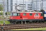 Re 420 213-1  Lion  der S-Bahn Zürich (SBB) ist im Gleisvorfeld von Zürich HB (CH) abgestellt.