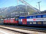 Die ersten Versuchsfahrten des neuen HVZ-Dostos fr den ZVV fr die Rush Hour, fand am 4.10.2012 im Churer Rheinthal statt.