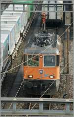 Die SBB Re 4/4 II 11320 in Lausanne Triage.