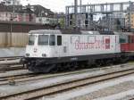 SBB - Werbelok   420 368-5 in Luzern am 01.08.2015