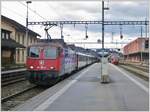 EC195 mit Re 421 394-8 nach Lindau Hbf in St.Margrethen.