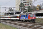 Re 421 392-2 fährt Richtung Bahnhof Muttenz. Die Aufnahme stammt vom 16.11.2017.