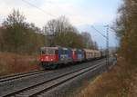 421 391-4 in Doppeltraktion mit einer weiteren BR 421 und dem Novelis-Zug in Fahrtrichtung Süden.