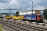 SBB CARGO:  Innerthalb von fünf Minuten drei Re 4/4 verewigt ab dem selben Fotostandort beim Güterbahnhof Langenthal.