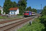 Vorher# Lindau, Langenweg, mit Bahnbergang.