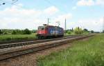 berfhrungsfahrt mit SBB cargo Re 421 386-4 am 23.5.2008 in Niederschopfheim.