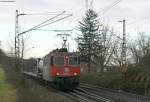 Re 421 373 mit einer Rola nach frieburg Gbf am Abzwg Leutersberg 22.12.08