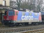 421 379-9 der SBB Cargo in Ratingen-lintorf am 7.3.2009