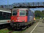 Die Re 421 397 am 30.08.2008 in Lindau Hbf.