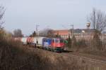 421 385-6 mit KeWa in Limmer 21.03.2009