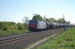 421 395-5 SBB Cargo am 21.04.2009 kurz vor berquerung des Mittellandkanals bei Peine