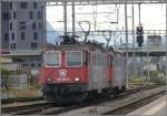 421 393-0 und 421 389-8 in Buchs SG.