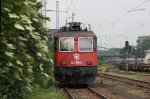 Die 421 396-3 beim rangieren beim alten Gterbahnhof in Freiburg.