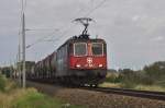 auf dem Weg von Stralsund nach Rostock, 421 383 mit einem lpendel am 19.09.2010