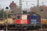 SBB Cargo 421 371 am 20.11.10 abgestellt in Duisburg-Entenfang