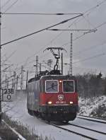 2 Tage abgestellt im Bf Stralsund und schon einen Plattfu, oder lags am nahenden Winter? So hrte sich RE 421 396 jedenfalls an, als sie Stralsund verlt Richtung Greifswald am 30.11.2010