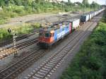 SBB 421 377-3 kommt 5/9/2007 durch Weinheim.