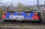 SBB Cargo 421 389-8 vor DGS 95 766 Bremen - Grokorbetha, fotografiert in Halle Saale am 18.04.2012