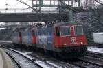 421 390-6 mit 421 374-0 und 421 378-1 in Hamburg-Harburg 26.1.2013