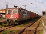 Am 16.05.2013 kam 421 389 mit einem Containerzug durch Stendal und weiter nach Wittenberge.