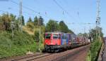 Re 421 384-0 mit einem KV Zug bei Hattenheim 1.8.13