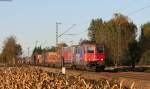 Re 421 386-4 mit einem KV Zug bei Riegel 24.10.13