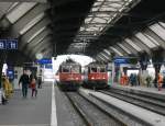 SBB - 421 392-2 bei Rangierfahrt und 421 379-9 bei einfahrt im HB Zürich am 05.04.2014