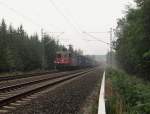 421 383-1 zu sehen am 21.07.14 mit einem Container in Drochaus/V.