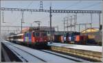 421 371-6 mit EC195 nach München verlässt St.Margrethen.