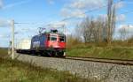 Am 13.04.2015 kam die 421 397-1 von der HSL ( SBB Cargo) aus Richtung Wittenberge und fuhr weiter in Richtung Stendal .