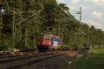 Die 421 397 der SBB Cargo vor Containerzug auf dem Weg nach Hof, durch fuhr.