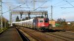 Am 24.02.2016 kam die 421 381-5 von der HSL Logistik (SBB Cargo) aus Richtung Braunschweig nach Niederndodeleben und fuhr weiter in Richtung Magdeburg .