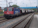 421 377 mit dem leeren Getreidezug von Mukran,am 21.Mai 2016,in Bergen/Rügen.