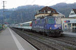 Abschied von den EC Zürich-HB  - München mit den Re 421 und den BR 218 sowie  dem alten Kopfbahnhof  Lindau vor dem Fahrplanwechsel vom 13.