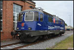 421 379-9 (exSBB, jetzt Dampflok Depot Full) beim Tag der offenen Tür am 31.08.2024 im DB Werk Dessau.