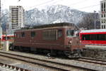 Re4/4 174 der BLS auf dem Lokgleis in Landquart.07.03.17