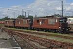  Am 10.08.2013 stehen Re 4/4 170, 177 und 175 der BLS in Basel bad Bf