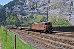 bls 425 190 erreicht mit einer Autoverlad aus Goppenstein ihren Zielbahnhof Kandersteg.