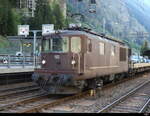 BLS - Re 4/4  182 mit Autozug in Goppenstein am 2024.05.11